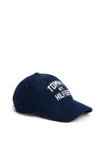 TOMMY HILFIGER Skrybėlaitė tamsiai mėlyna / balta