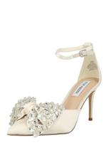STEVE MADDEN Vakariniai bateliai 'Lumma' kremo / sidabrinė