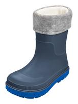 PLAYSHOES Guminiai batai tamsiai mėlyna jūros spalva / pilka / šviesiai pilka