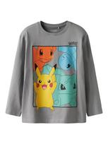 TWO SOON Marškinėliai 'Pokémon' šviesiai mėlyna / geltona / pilka / nefrito spalva