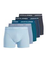 JACK & JONES Boxer trumpikės 'JACHENRIK' mėlyna / tamsiai mėlyna / azuro spalva / gencijono spalva / šviesiai mėlyna