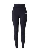 EA7 Emporio Armani Sportinės kelnės juoda / balta