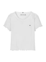 TOMMY HILFIGER Marškinėliai 'Essential Extra Slim Short Sleeve' balta