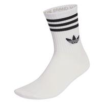 ADIDAS ORIGINALS Kojinės '3-STRIPES CREW 10 PAIRS' juoda / balta
