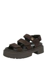 STEVE MADDEN Sandalai 'Glorias' šokolado spalva