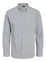 JACK & JONES Marškiniai 'JPRBLABlackpool' glaisto spalva / gencijono spalva / balta
