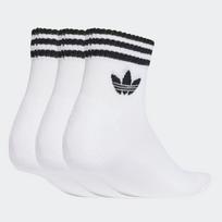 ADIDAS ORIGINALS Kojinės '3-Stripes Ankle 3 Pairs' juoda / balta