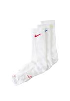 NIKE Sportinės kojinės 'ED ELVD' sodri mėlyna („karališka“) / citrinos spalva / raudona / balta