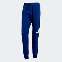ADIDAS SPORTSWEAR Sportinės kelnės 'ESSENTIALS BIG LOGO FRENCH TERRY' ultramarino mėlyna (skaidri)  / balta