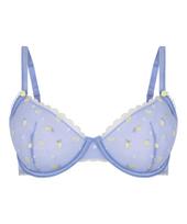 Hunkemöller Liemenėlė 'Harriet' šviesiai mėlyna / žaliosios citrinos spalva / alyvuogių spalva