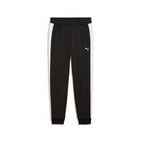 PUMA Sportinės kelnės 'ESS T7' juoda / balta