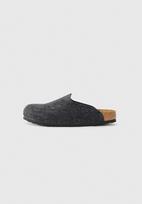 BIRKENSTOCK Šlepetės 'Amsterdam' tamsiai pilka