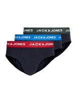 JACK & JONES Vyriškos kelnaitės 'JACGLOBE' tamsiai mėlyna / dangaus žydra / tamsiai žalia / raudona / balta