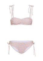 LSCN by LASCANA Bikinis mėlyna / dangaus žydra / oranžinė / abrikosų spalva