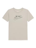 Nike Sportswear Marškinėliai 'AIR' smėlio spalva / juoda