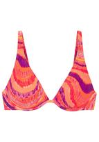 Bruno Banani Bikinio viršutinė dalis purpurinė / koralų splava / rožinė