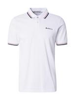 Ben Sherman Marškinėliai tamsiai mėlyna jūros spalva / raudona / balta