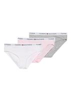 Tommy Hilfiger Underwear Apatinės kelnaitės pilka / rožių spalva / juoda / balta