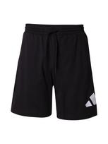 ADIDAS SPORTSWEAR Sportinės kelnės 'ESSENTIALS BIG LOGO SINGLE JERSEY' juoda / balta