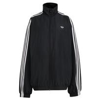 ADIDAS ORIGINALS Demisezoninė striukė 'Firebird Adilenium' juoda / balta