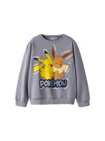 NAME IT Megztinis be užsegimo 'NKFJYD POKEMON' karamelės / geltona / rausvai violetinė spalva / juoda