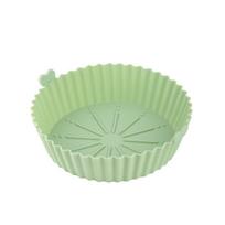 Apvalus silikoninis kepimo skardos įklotas ir grotelių kilimėlis Food Grade Silicone beige