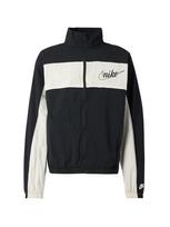 Nike Sportswear Demisezoninė striukė 'CLUB' juoda / natūrali balta