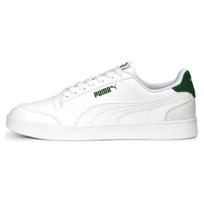Puma Shuffle Shock Absorbing Durable Low Top Skate Shoes Unisex Sneakers White Green 309668-25 44.5 white