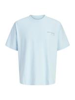 Jack & Jones Junior Marškinėliai 'JCOETERNA' safyro / šviesiai mėlyna / balta