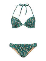 Shiwi Bikinis 'LUCA' nakties mėlyna / benzino spalva / abrikosų spalva