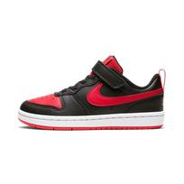 Nike Court Borough Low 2 Bred PS Sneakers BQ5451-007 33.5 black