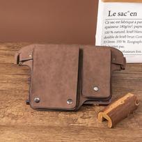 Small Sling Crossbody Backpack Shoulder Bag for Men Women Vintage PU Leather Sling Backpack Cycling ruda