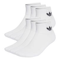 ADIDAS ORIGINALS Kojinės 'Mid Ankle 6 Pairs' juoda / balta