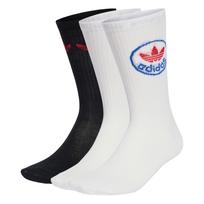 ADIDAS ORIGINALS Kojinės 'Trefoil' mėlyna / raudona / juoda / balta