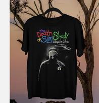 Rare Eminem The Death Of Slim Shady Tour Gift For Fan S to 5XL T-shirt Unisex T-Shirt S black