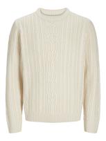 JACK & JONES Megztinis 'JPRBLUDiogo' vilnos balta