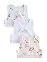 Baker by Ted Baker Palaidinė be rankovių šviesiai mėlyna / auksas / rožių spalva / balta