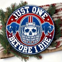 Vintage Buffalo Bills NFL Metal Tin Sign Vintage Metal Wall Decor Rustic Man Cave Garage Office Bar Decor 20x20 blue
