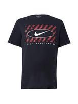 Nike Sportswear Marškinėliai raudona / juoda