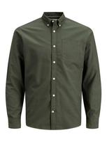 JACK & JONES Marškiniai 'JJEOxford' rusvai žalia