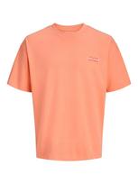 Jack & Jones Junior Marškinėliai 'JCOETERNA' oranžinė / omarų spalva / balta
