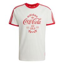 ADIDAS ORIGINALS Marškinėliai 'Coca Cola Classic' raudona / balta