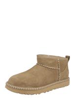 UGG Auliniai batai 'Classic Ultra Mini Botanic' šviesiai ruda