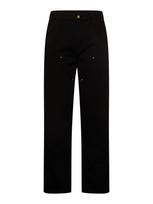 Carhartt WIP „Chino“ stiliaus kelnės kario spalva / juoda / balta