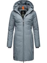 Ragwear Žieminis paltas 'Amarri' mėlyna dūmų spalva