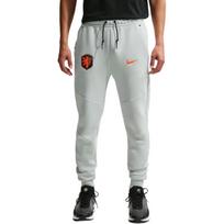 Nike Netherlands Tech Fleece Slim Fit Logo Mid Waist Football Pants Men bottoms IB6049-025 M gray
