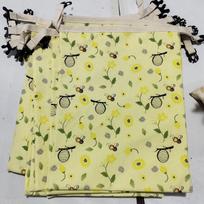 Beeswax Cotton Linen Reusable Bread Storage Bag - Food Grade Keep Fresh Solution beige