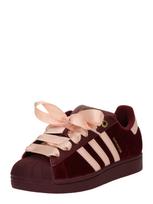 ADIDAS ORIGINALS Sportbačiai be auliuko 'SUPERSTAR II' pudros spalva / skaisti avietinė ar rubino spalva