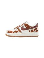 Nike Sportswear Sportbačiai be auliuko 'AIR FORCE 1 '07'' ruda / balta