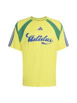 ADIDAS SPORTSWEAR Marškinėliai 'Tiro' sodri mėlyna („karališka“) / geltona / žalia